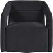 Kendrick Abbington Black Swivel Lounge Chair
